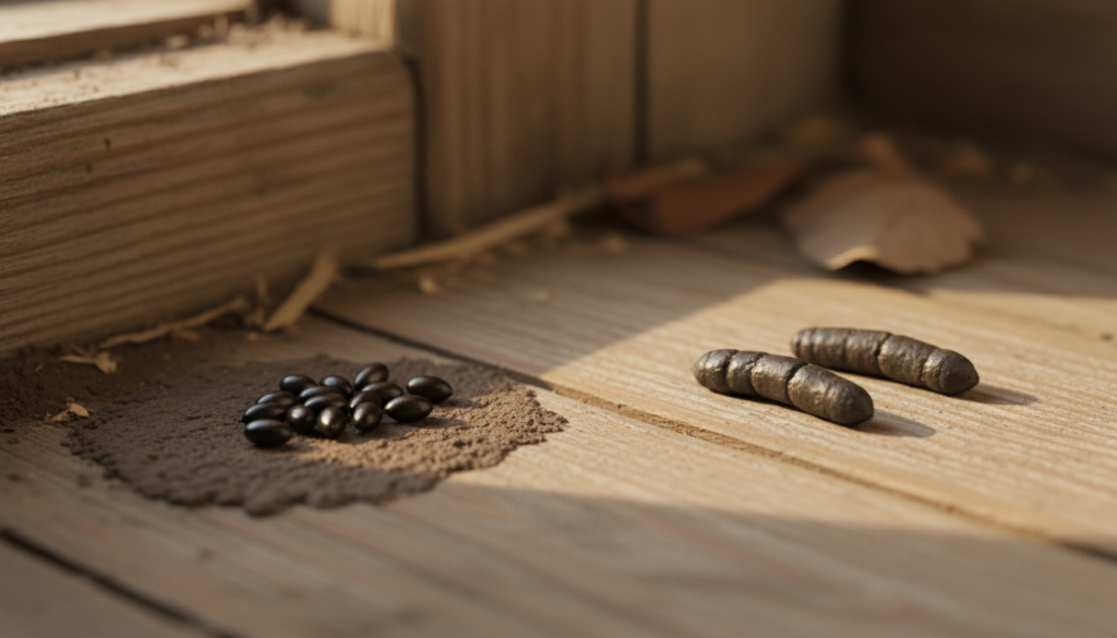 découvrez comment distinguer une souris d'un mulot en observant la forme de leurs crottes pour mieux identifier l'intrus chez vous.