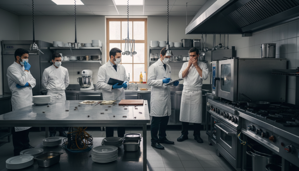 découvrez les sanctions encourues par les restaurants en cas de contrôle sanitaire révélant une infestation de blattes, et comment garantir la conformité aux normes d'hygiène.